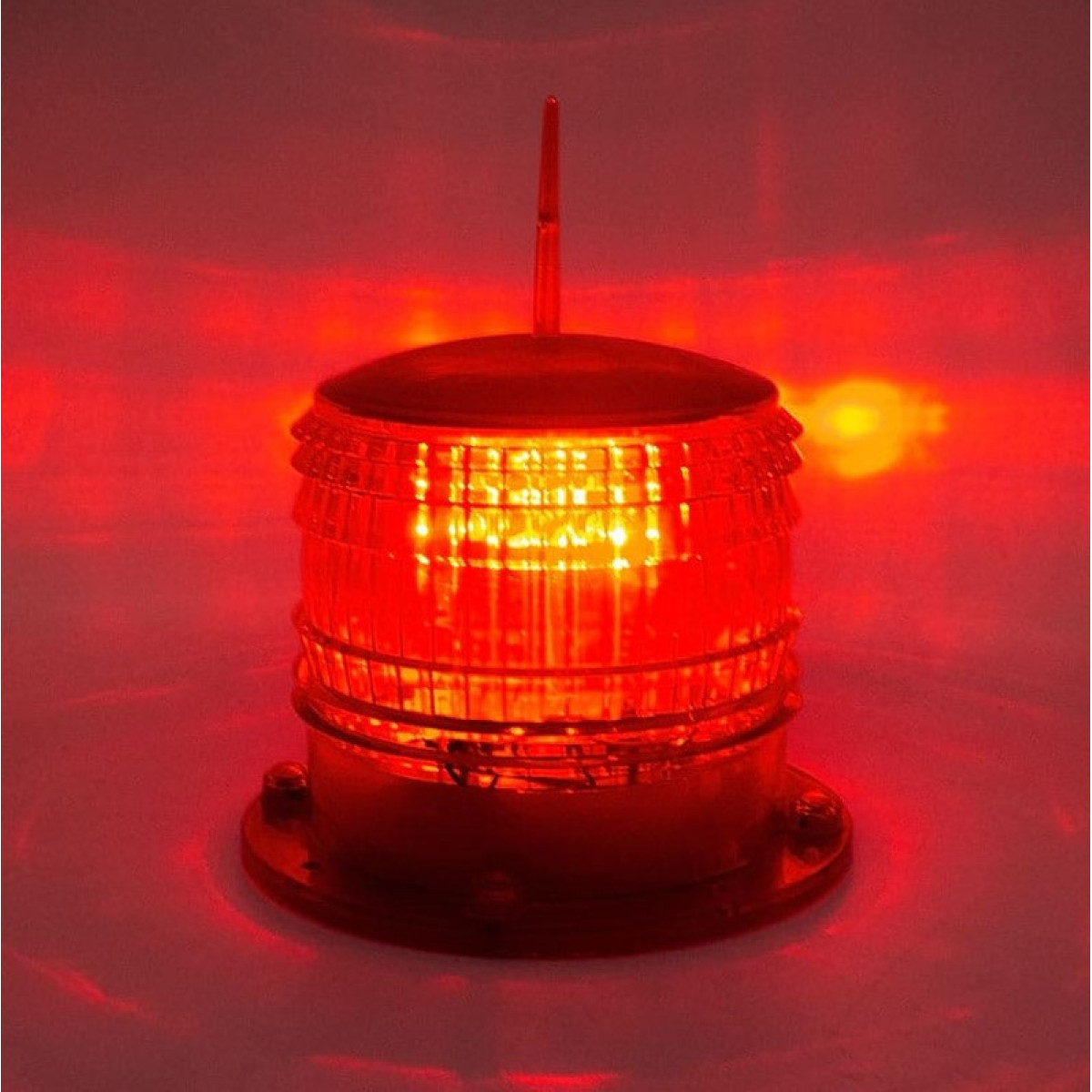 Baliza Faro Autónoma Solar con Base Magnética 15 LED Alta Intensidad