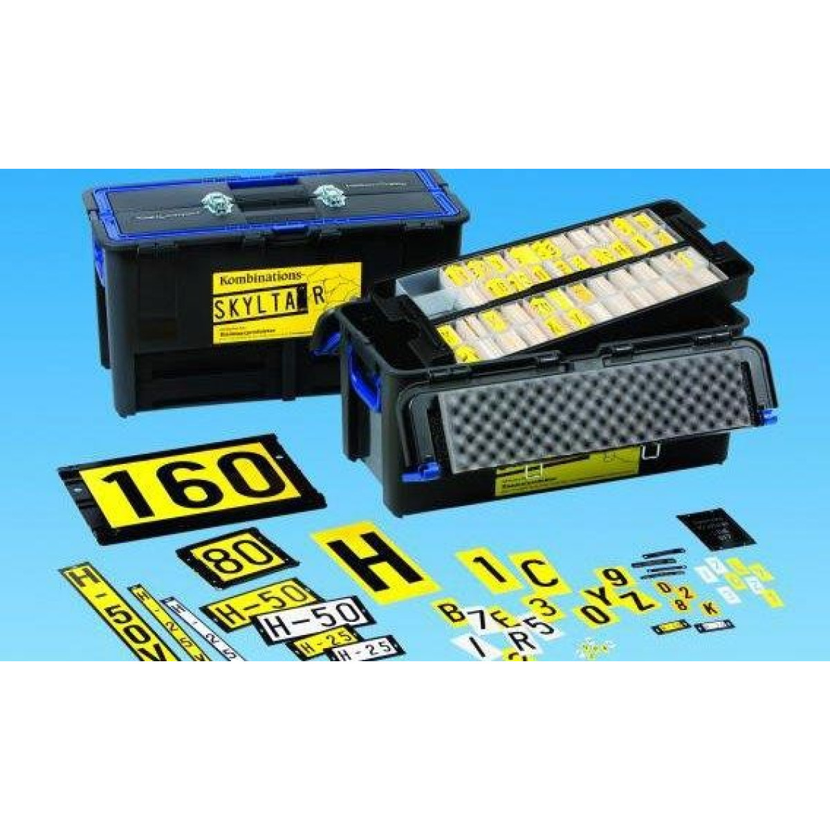 Caja de Herramientas para Fabricar Señaléticas de Advertencia