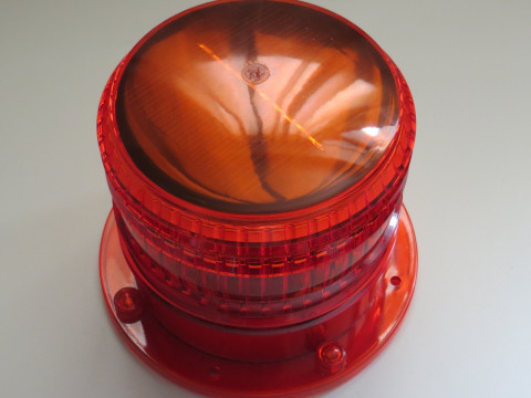 Baliza Faro Autónoma Solar con Base Magnética 15 LED Alta Intensidad
